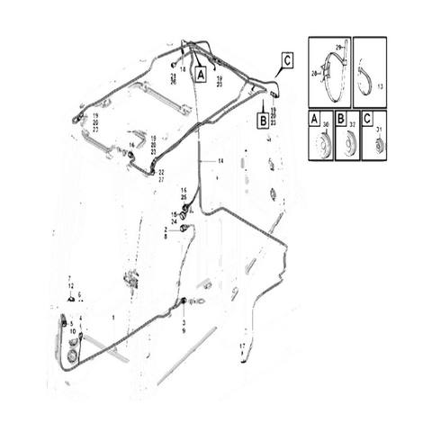 EC300E OEM Part NO. VOE14687784 WIRING HARNESS (14687784 WIRING HARNESS) 配件 14687784